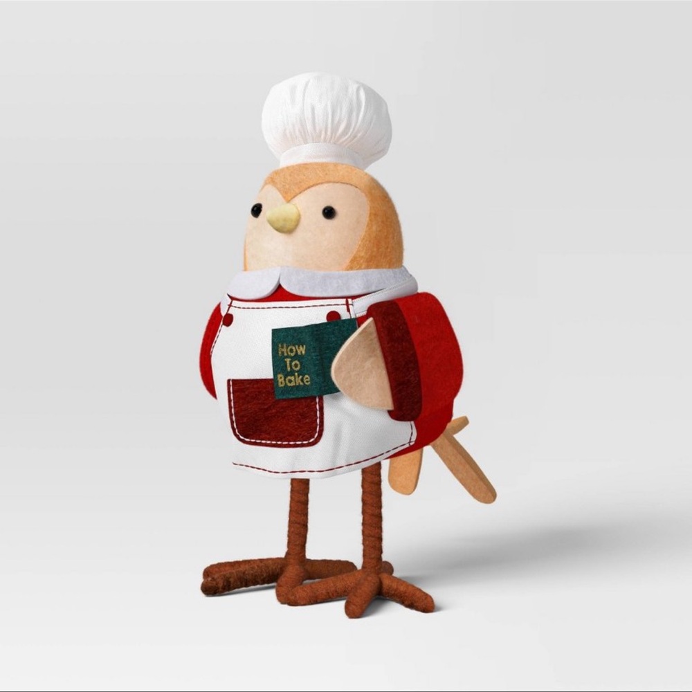 Chef Bird Plush Toy with Book